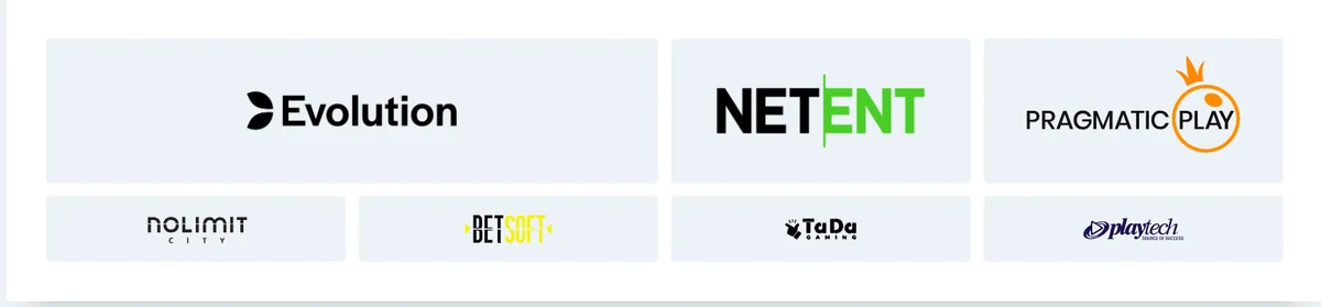 Pružatelji igara u BetMatch Casinu